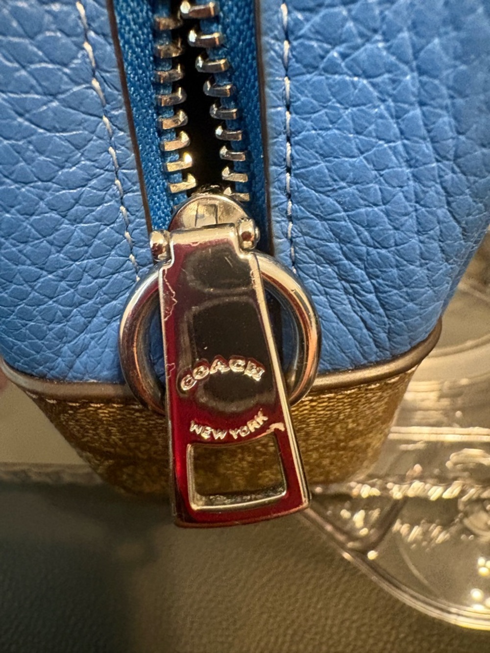 Coach camera bag Leather Trim Crossbody with Signature Canvas - Picture 3 of 8